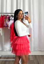 Load image into Gallery viewer, CORAL MESH SKIRT /TOP
