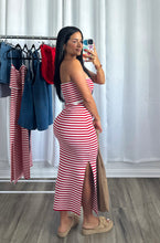 Load image into Gallery viewer, RED STRIPE DRESS
