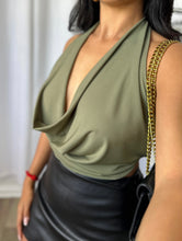 Load image into Gallery viewer, OLIVE BACKLESS TOP
