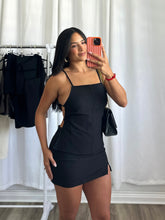 Load image into Gallery viewer, BLACK SKORT + TOP SET

