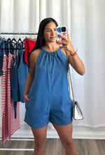 Load image into Gallery viewer, DENIM ROMPER
