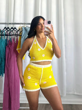 Load image into Gallery viewer, FLORAL YELLOW SHORTS
