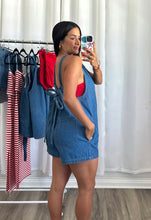 Load image into Gallery viewer, DENIM ROMPER
