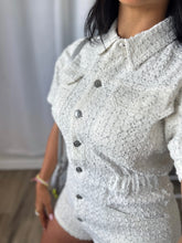 Load image into Gallery viewer, WHITE DENIM ROMPER
