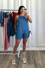 Load image into Gallery viewer, DENIM ROMPER
