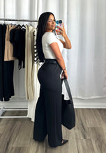Load image into Gallery viewer, HIGH WAISTED BLACK PANTS
