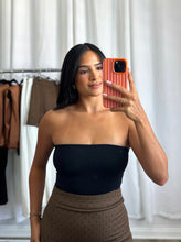 Load image into Gallery viewer, BLACK TUBE BODYSUIT
