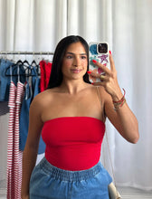 Load image into Gallery viewer, RED TUBE TOP
