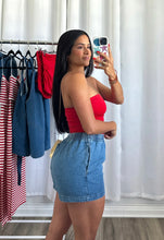 Load image into Gallery viewer, RED TUBE TOP
