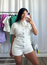 Load image into Gallery viewer, WHITE DENIM ROMPER
