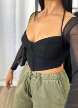 Load image into Gallery viewer, BLACK MESH TOP
