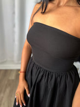 Load image into Gallery viewer, BLACK TUBE DRESS
