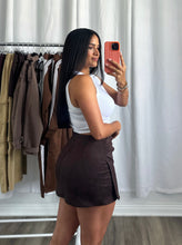Load image into Gallery viewer, BROWN SUEDE SKORT
