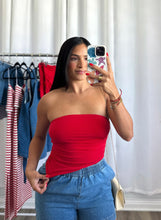 Load image into Gallery viewer, RED TUBE TOP

