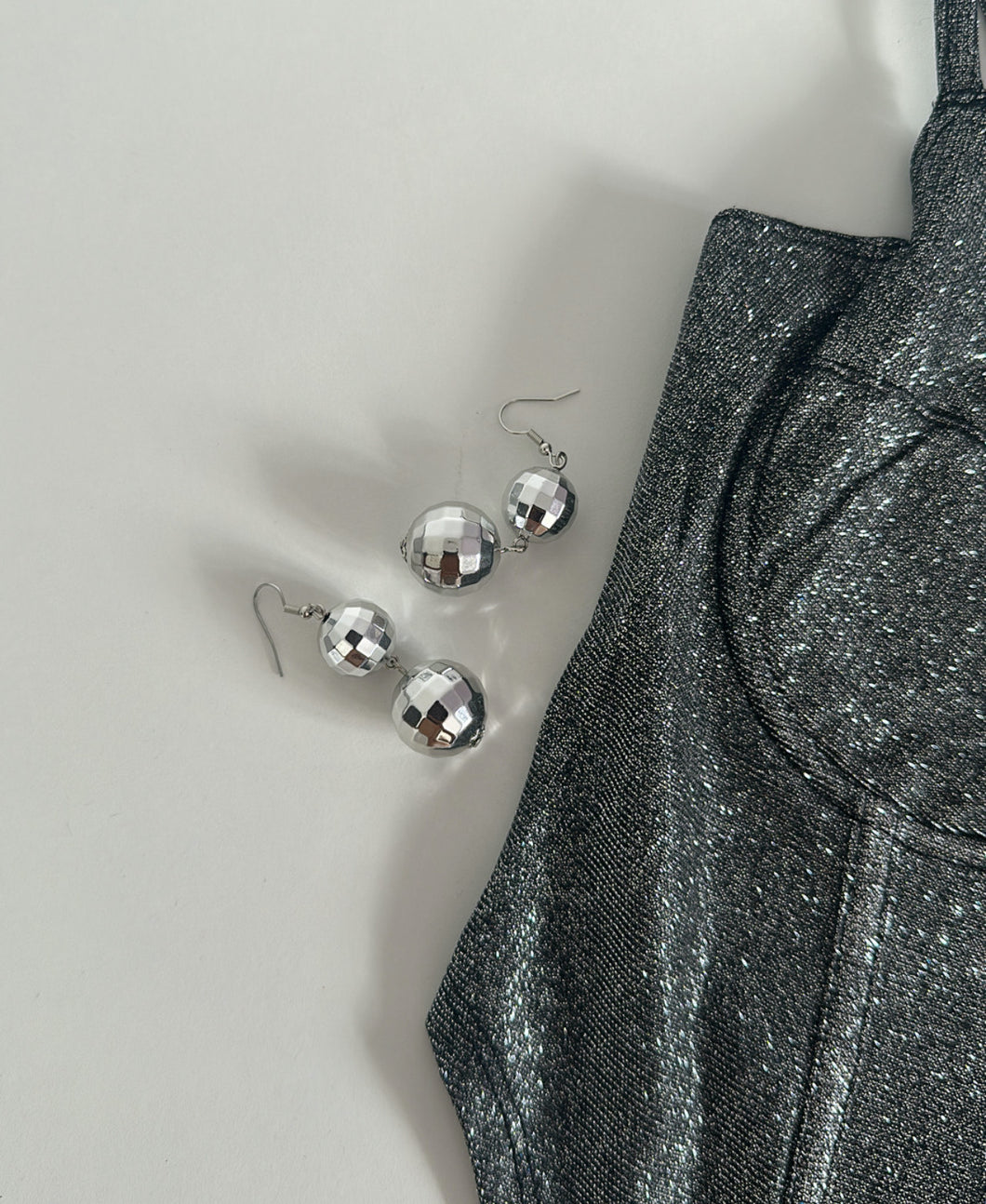 SPARKLE SILVER EARRINGS