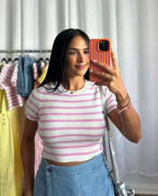 Load image into Gallery viewer, PINK STRIPE TOP
