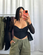 Load image into Gallery viewer, BLACK MESH TOP
