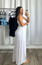 Load image into Gallery viewer, WHITE LINEN PANTS SET

