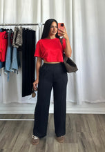 Load image into Gallery viewer, BLACK COMFY PANTS
