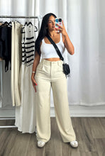 Load image into Gallery viewer, HIGH WAISTED BEIGE PANTS
