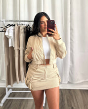 Load image into Gallery viewer, SKIRT AND JACKET NUDE SET
