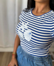 Load image into Gallery viewer, BLUE STRIPE TOP

