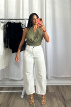 Load image into Gallery viewer, OLIVE BACKLESS TOP
