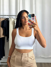 Load image into Gallery viewer, WHITE BASIC TOP
