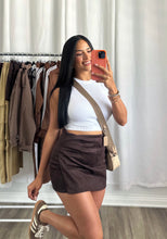 Load image into Gallery viewer, BROWN SUEDE SKORT
