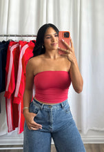 Load image into Gallery viewer, RED TUBE TOP
