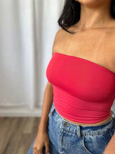 Load image into Gallery viewer, RED TUBE TOP
