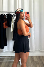 Load image into Gallery viewer, BLACK LINEN SHORT | PRE-ORDEN ABIERTA (LLEGAN DEL 13-17 DE JULIO)
