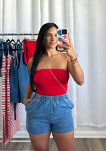 Load image into Gallery viewer, RED TUBE TOP
