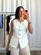 Load image into Gallery viewer, IVORY VEST TOP
