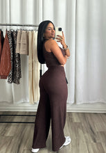 Load image into Gallery viewer, &quot;DARK BROWN PANTS SET&quot;
