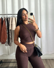 Load image into Gallery viewer, &quot;DARK BROWN PANTS SET&quot;

