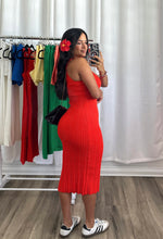 Load image into Gallery viewer, RED CASUAL DRESS
