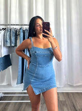 Load image into Gallery viewer, DENIM DRESS/ROMPER
