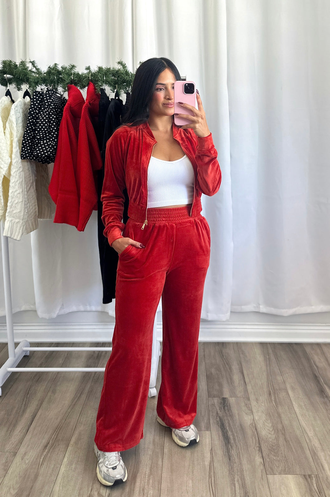 FOREVER CHRISTMAS PANTS SET