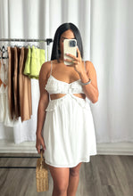 Load image into Gallery viewer, WHITE RUFFLE DRESS
