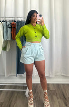 Load image into Gallery viewer, GREEN SWEATER TOP
