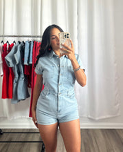 Load image into Gallery viewer, DENIM ROMPER
