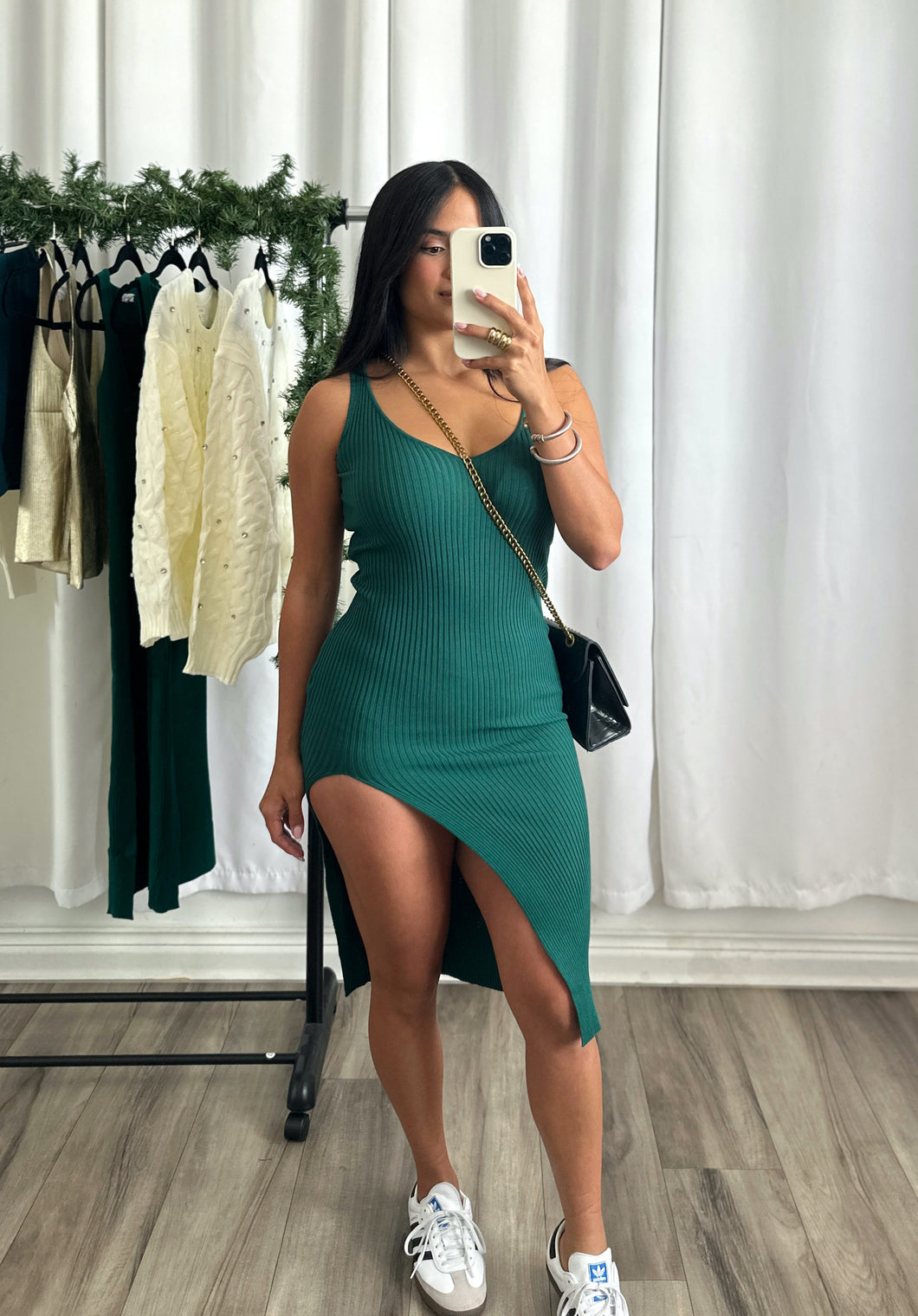 GREEN CHRISTMAS DRESS