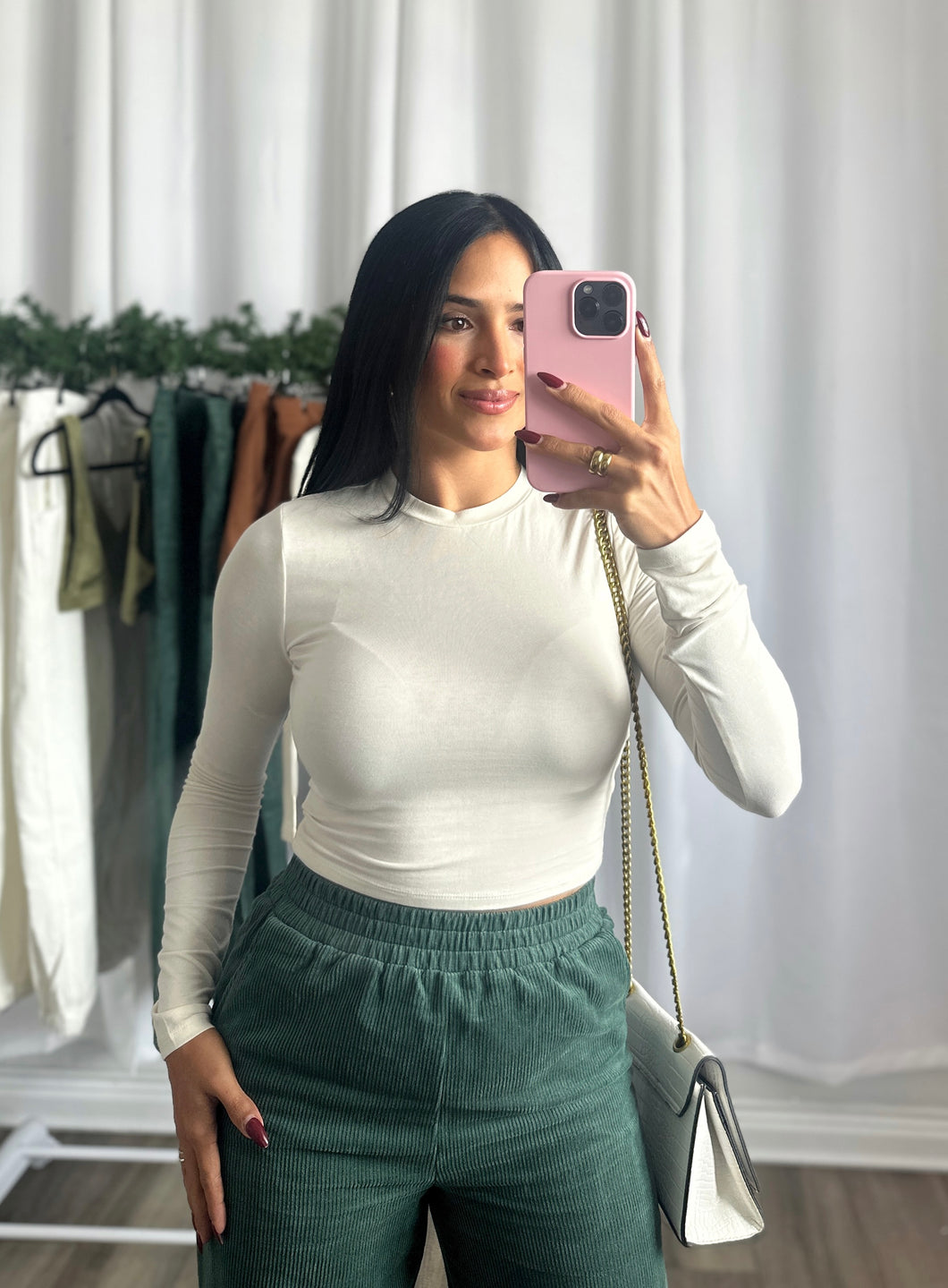 NUDE LONG SLEEVE TOP (PRE-ORDEN ABIERTA | LLEGAN DEL 8 AL 12 DE DICIEMBRE)