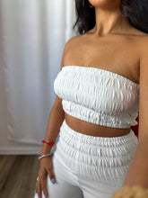 Load image into Gallery viewer, WHITE LINEN PANTS SET
