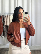 Load image into Gallery viewer, &quot;BROWN LEATHER JACKET&quot;
