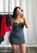 Load image into Gallery viewer, BLUE STRIPE SKIRT SET
