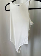 Load image into Gallery viewer, WHITE DOUBLE BODYSUIT
