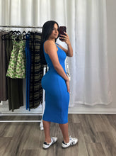 Load image into Gallery viewer, BLUE CASUAL DRESS
