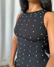 Load image into Gallery viewer, &quot;RHINESTONE&quot; BLACK DRESS
